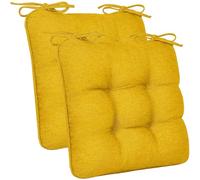 1/2/4/6 Piezas Cojines para Sillas de Comedor Antideslizante Lavable Ruedas Almohadilla 40x40/50x50 Oficina/Cocina/Terraza/Jardin Cojín para Silla para Interior/Exterior(Color10,40x40x8in(2pcs))