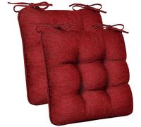 1/2/4/6 Piezas Cojines para Sillas de Comedor Antideslizante Lavable Ruedas Almohadilla 40x40/50x50 Oficina/Cocina/Terraza/Jardin Cojín para Silla para Interior/Exterior(Color12,45x45x8in(2pcs))