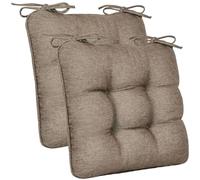 1/2/4/6 Piezas Cojines para Sillas de Comedor Antideslizante Lavable Ruedas Almohadilla 40x40/50x50 Oficina/Cocina/Terraza/Jardin Cojín para Silla para Interior/Exterior(Color19,35x35x8in(2pcs))