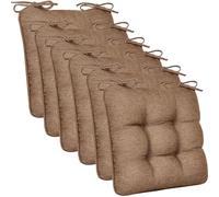 1/2/4/6 Piezas Cojines para Sillas de Comedor Antideslizante Lavable Ruedas Almohadilla 40x40/50x50 Oficina/Cocina/Terraza/Jardin Cojín para Silla para Interior/Exterior(Color16,60x60x8in(6pcs))