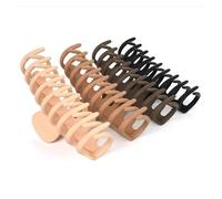 1/2/4/6 Uds. Pinzas geométricas grandes for el cabello for mujer, horquilla cruzada mate, horquillas elegantes francesas a la moda, Clips, conjunto de accesorios for niñas(Style1)