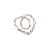 1/2/4/8PCS Corner Waist Knotted Brooches Metal Hijab Scarf Ring Button Shirt T-shirt Fixed Buckle Accessories para Mujeres Niñas Accesorios Decorativos(Color 4,4PCS)