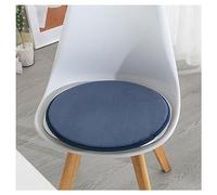 1/2/4 Paquetes De Cojines Para Silla De Comedor Antideslizantes De Látex, Cojín De Asiento Redondo / Cojín Para Silla, Cojín Para Sillas De Oficina ( Color : Dark blue , Size : 33*33cm(4packs) )