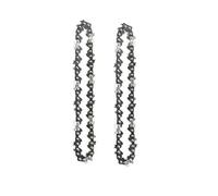 1/2/4 piezas 4 pulgadas 14 cortador 28 eslabones impulsores 1/4 quot; Guía de cadenas de paso .043quot; Mini motosierras de cadena de sierra para herramienta de corte de ramas de madera, 2 piezas
