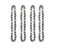 1/2/4PCS Piezas de mini motosierra de 4 pulgadas con cadenas de placa guía 0.043quot; Cortador de calibre 14, 28 eslabones, repuesto de corte de madera para sierra eléctrica, 4 Uds.