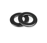 1/2/5/10/ 20/50/ 100 piezas M2 .5 M3 M4 M5 M6 M8 M10 M12 M14 M16-M45 DIN125 Grado 8. Arandela plana de acero al carbono negro Junta lisa(M33x60x5 x2pcs)