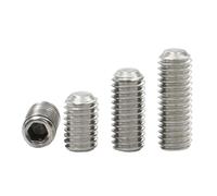 1/2/5/10/20 piezas M1.6 M2 .5 M3 M4 M5 M6 M8 M10 M12 Tornillo de fijación sin cabeza DIN916(16mm,M2 (20pcs))