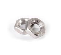 1/2/5/10/20 piezas Tuerca hexagonal delgada de acero inoxidable 304 M6 M8 M10 M12 M14 M16 M20 M24 Tuerca de seguridad hexagonal plana(5pcs M12)