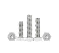 1/2/5/10 unidades de tornillos huecos cabeza hexagonal acero inoxidable 304, tamaños M4, M5, M6, M8, M10, M12, M14, M16 y M20(M8x50 (5pcs))