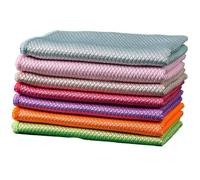 1/2/5/10Pcs Ultra Soft Cleaning Cloth Absorbent Cleaning Rags Reusable Wipe Cloths Dishcloth(30x40cm 5pcs)