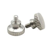 1/2/5 piezas M2 .5 M3 M4 M5 M6 M8 M10 M12 304 pernos de mariposa acero inoxidable con empuñadura manual, tornillos moleteados(16mm,M3 X5PCS)