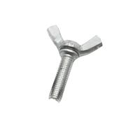1/2/5 Uds DIN316 304 Tornillo De Ajuste Manual Acero Inoxidable Cabeza Ala Mariposa Pulgar M3 M4 M5 M6 M8 M10(16mm,M8 2pcs)