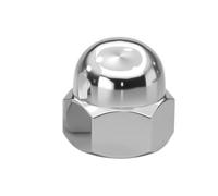 1/2/5pc M8 M10 M12 M16 M18 M20 M24 M27 M30 M36 304 Acero Inoxidable Paso Fino Hexagonal Tuercas Ciegas Diente Bellota Ciego(M10x1.0 5pcs)