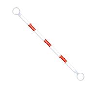 1 2 6 8 10 12 16 20 piezas Barra de cono retráctil de 5 a 10 pies, conectores de barra de cono de tráfico expandibles, poste de barrera de seguridad de PVC(Red and White,1pc)
