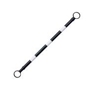 1 2 6 8 10 12 16 20 piezas Barra de cono retráctil de 5 a 10 pies, conectores de barra de cono de tráfico expandibles, poste de barrera de seguridad de PVC(White and Black,1pc)