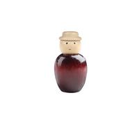 1/2 adornos difusores de madera, accesorio aromático para coche con diseño de marionetas de muñeca gorda, función de difusión de aceite esencial, material de madera original, decoración interior de