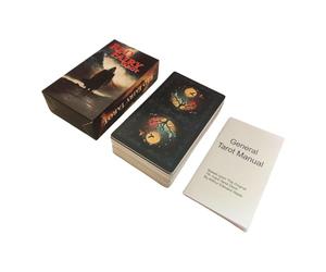 1/2 Art Tarot - 78 Cartas de Ángeles, Juego de Tarot Gótico Moderno | Anti Fade Versión en Inglés Estándar Fortune Love | Herramientas de Adivinación del Constructor