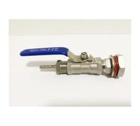 1/2" Beer Pot Fittings of the teapot with 1/2" 1-pc ball valve & OD10 mm hose barb & adapter for Homebrew Stainless steel 304