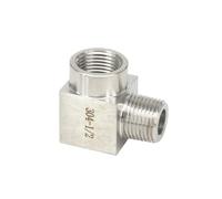 1/2" BSP Female To Male Elbow 304 Stainless Steel Pipe Fitting Adapter Connector Operating pressure 250 Bar