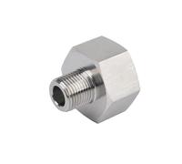 1/2" BSPP Female To 3/4" BSPP Male Thread 304 Stainless Steel Pipe Fitting Reducer Bushing Connector