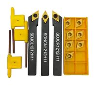 1/2" cincel giratorio SDJCR SDNCN SDJCL1212H11 CNC torno-soporte+DCMT11