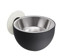 1/2 cuenco para mascotas, cuenco magnético para perros, cuenco magnético antiderrames, cuenco elevado para mascotas, cuenco fijo para gatos, apto para lavavajillas, para mascotas, agua, acero