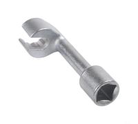 1/2 Drive Diesel Line Socket Set 12mm to 19mm Open End Wrench For Automotive Fuel Injection Repair Silver (19mm)