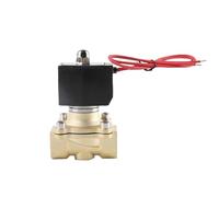 1/2" Electric Solenoid Valve IP65 Waterproof Normally Closed Brass Solenoid Valve 24V 12V 220V 110V(NPT4_120VAC_NBR-SEAL)