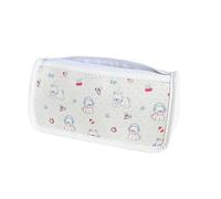 1/2 estuche transparente para lápices de gran capacidad, diseño de perro de las Tierras Altas del Oeste, bolsa de maquillaje portátil para niñas, bolsa de regalo para estudiantes, Paquete de 1, 20.0