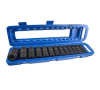1/2" hembra profundo impacto métricas 13pcs 12 caras 13mm - 32mm en Bergen A392
