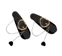 1/2 horquillas para el pelo con forma de corazón con lazo para niñas, clip para el pelo de Halloween con perla para mujer