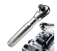 1/2-Inch 3-in-1 Multifunctional Ratchet Wrench - Short Profile - For Tight | 9.06x1.57 Inch | 1/2-Inch Drive Alloy Steel | Reversible 3-in-1 Short Ratchet Wrench For Automotive, Home Repair, Workshop