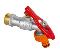 1/2 Inch BSP Quick Connect Jardín Candado Grifo Garaje Válvula Taller Palanca Agua