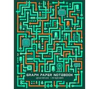 1/2 Inch Squares Graph Paper Notebook for Kids: Large Quad Ruled Grid to Make Math, Science, and Writing Fun - Green