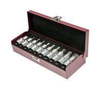 1/2" Innensechskant-Steckschlüsselset | CrV | No.3950 | Stahlblechkasten | 10-tlg. | WGB