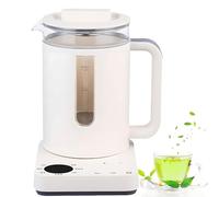 1.2 l hervidor eléctrico, 1000 W de bote de salud multifuncional, preservación de calor de 12 horas, 304 placa de calentamiento de acero inoxidable con filtro de té white