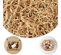 1 /2 libras - Kraft - Relleno de papel arrugado ideal para envolver regalos, relleno de cestas, cumpleaños, bodas, aniversarios, día de San Valentín y otras ocasiones