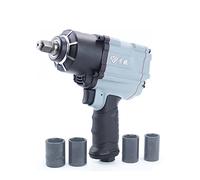 1/2 "Llave de llave impacto neumático Profesional Herramientas reparación automóviles Llave 120 0n.m Con tomas 17mm 19 mm 21mm 22mm Astillado Remachado