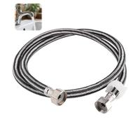 1.2 m Manguera de Ducha G1/2"xG1/2", Grifo de Manguera Flexible, Grifo Manguera de Conexión De Acero Inoxidable 304, Latiguillo Cisterna Wc, Manguera Flexible Trenzada Ducha para Mezclador