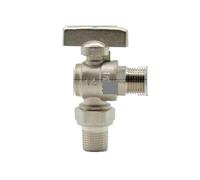 1/2" Male Ball Angle Valve Elbow 90 Degree With Scoket Union Water Gas Oil