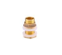 1/2" Male x 3/8" Female BSP Thread Brass Single Loose Key Swivel Nut Pipe Fitting Joint Connector Adapter For Fish Water Tank