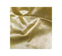 1/2 metro - Lámina dorada Tricot Lame tela metálica material disfraz Dancewear Lamee brillante decoración de boda manualidades costura 112 cm de ancho