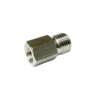 1/2" NPT Female To M14x1.5 Male 304 Stainless Steel High Pressure Pipe Fitting Adapter