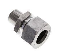 1/2'' NPT Macho x 22L Anillo de corte recto de acero inoxidable 160 Bar DIN 2353