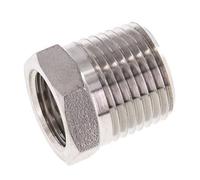 1/2'' NPT x 3/8'' NPT M/F Anillo reductor de acero inoxidable 210 Bar - Hidráulico