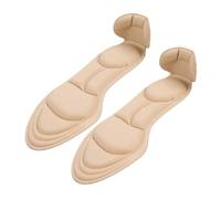 1/2 pares de plantillas de zapatos de tacón alto para mujer, plantillas de espuma viscoelástica, plantilla antideslizante y cortable, cómodas y transpirables, almohadillas de masaje para el cuidado de