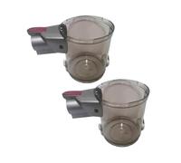 1/2 pieza de contenedor de polvo for aspiradoras, compatible con HKoenig, UP600/UP810, accesorios de repuesto for aspiradoras robot de mano, kits de contenedores de polvo(2Pcs)