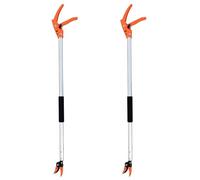 1/2 Pieza Podadora De Árboles De Largo Alcance - Cortar Y Sujetar Podadora De Árboles | Tijeras De Podar Para Árboles De Jardín | Podadora Para Jardín Tijeras | Cortador De Ramas De Árbo Para Recoger
