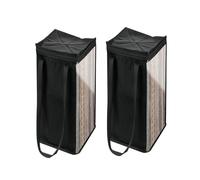 1/2 piezas bolsa de transporte para discos de vinilo - Caja de almacenamiento de TPU, caja decorativa para mudanza de archivos, maletín de transporte de álbumes, organizador de documentos, soluciones