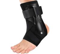 1/2 piezas de tobillera for esguince de tobillo, soporte con estabilizadores laterales for hombres y mujeres, férula de tobillo, estabilizador, recuperación de tendinitis Tobillera Para Esguince(Black